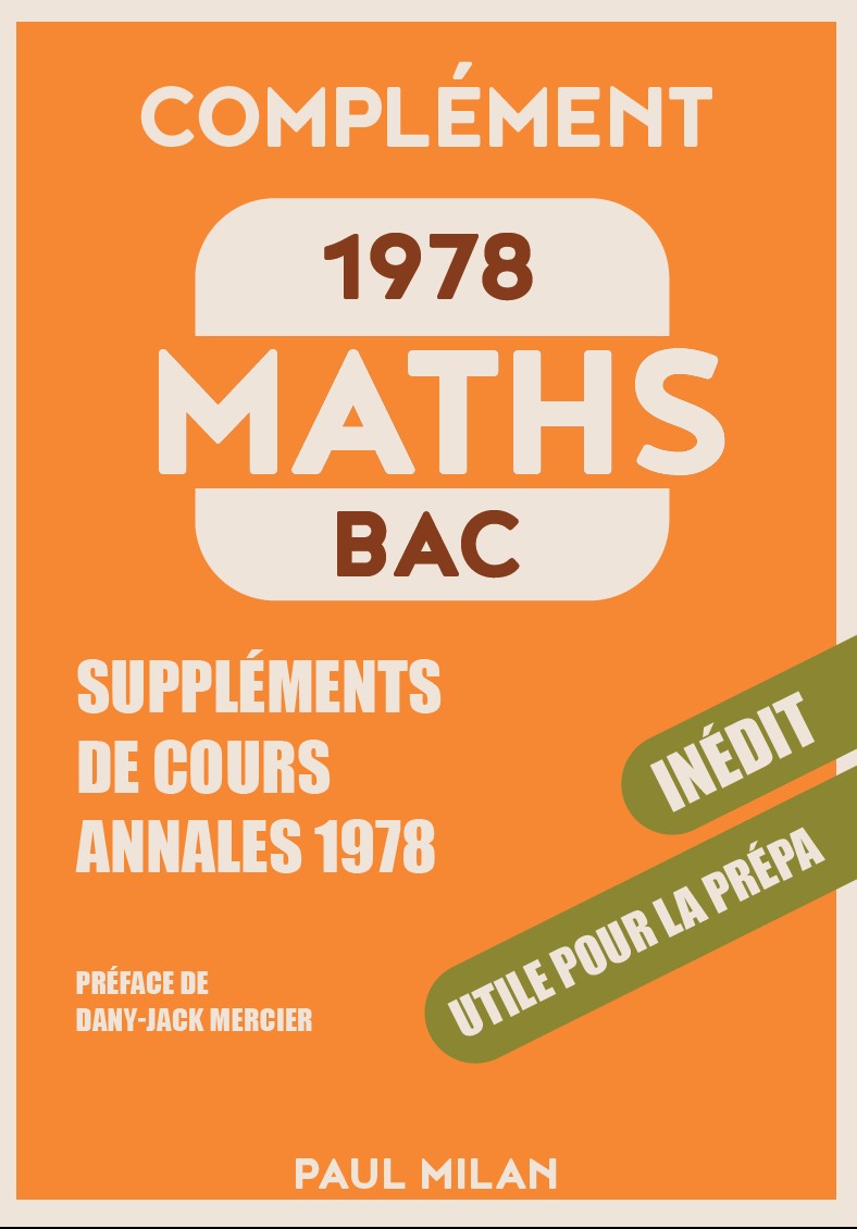 Maths spcialit terminale I